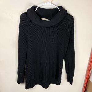 Michael Kors Women's Long Sleeve Black Turtle Neck Sweater Size S